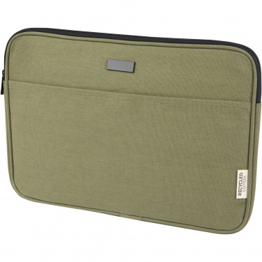 Logo trade promotional giveaway photo of: Joey 14" GRS recycled canvas laptop sleeve 2L