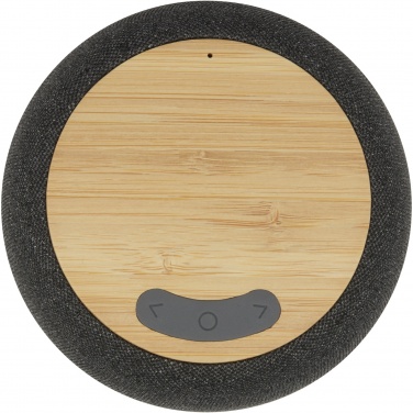 Logotrade corporate gifts photo of: Ecofiber bamboo/RPET Bluetooth® speaker and wireless charging pad