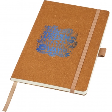 Logo trade advertising products picture of: Kilau recycled leather notebook 