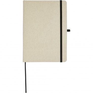 Logo trade advertising products picture of: Tutico organic cotton hardcover notebook