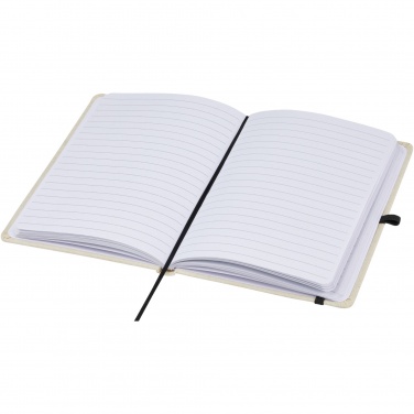 Logo trade promotional giveaways picture of: Tutico organic cotton hardcover notebook