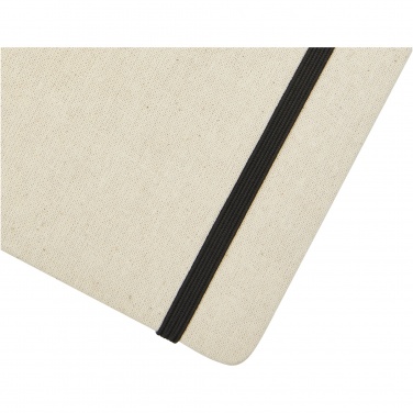 Logo trade promotional merchandise photo of: Tutico organic cotton hardcover notebook