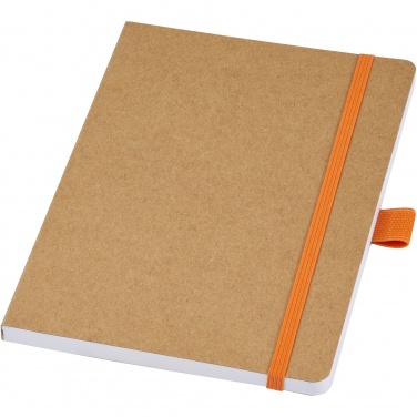 Logo trade promotional merchandise picture of: Berk recycled paper notebook