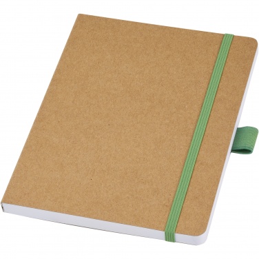 Logo trade promotional merchandise picture of: Berk recycled paper notebook