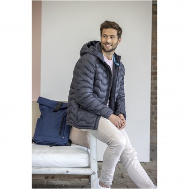 Logo trade promotional gift photo of: Petalite men's GRS recycled insulated down jacket