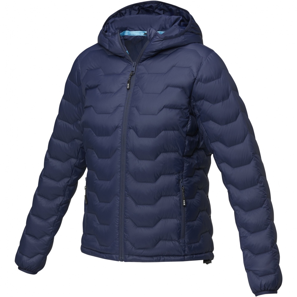 Logo trade promotional merchandise photo of: Petalite women's GRS recycled insulated down jacket