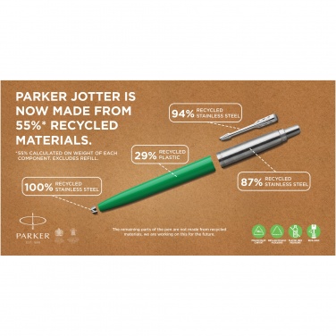 Logotrade promotional items photo of: Parker Jotter Recycled ballpoint pen