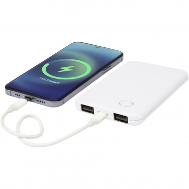 Logo trade business gifts image of: Slender 4000 mAh slim dual power bank