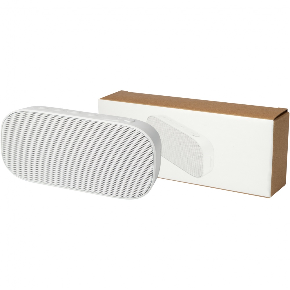 Logo trade promotional products picture of: Stark 2.0 5W recycled plastic IPX5 Bluetooth® speaker