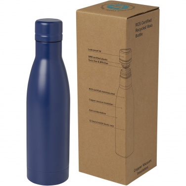 Logo trade corporate gift photo of: Vasa 500 ml RCS certified recycled stainless steel copper vacuum insulated bottle