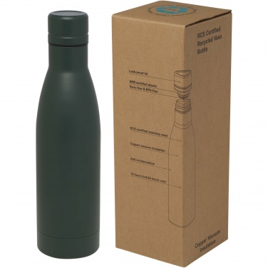 Logotrade promotional giveaway picture of: Vasa 500 ml RCS certified recycled stainless steel copper vacuum insulated bottle