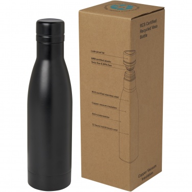 Logotrade promotional giveaway image of: Vasa 500 ml RCS certified recycled stainless steel copper vacuum insulated bottle