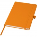 Thalaasa ocean-bound plastic hardcover notebook, Orange