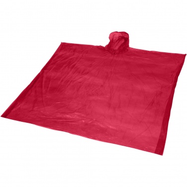 Logotrade promotional item image of: Mayan recycled plastic disposable rain poncho with storage pouch