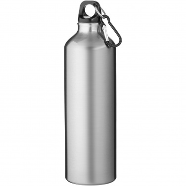 Logo trade promotional products picture of: Oregon 770 ml RCS certified recycled aluminium water bottle with carabiner