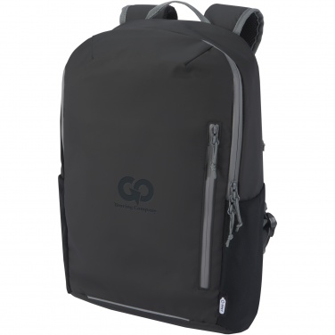 Logotrade promotional item image of: Aqua 15" GRS recycled water resistant laptop backpack 21L