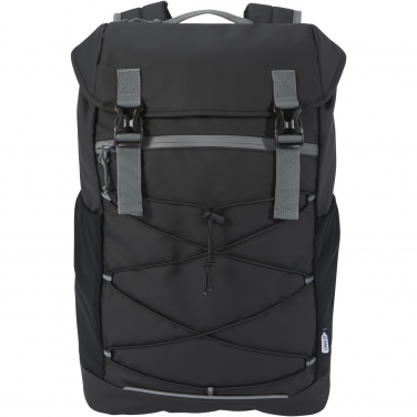 Logotrade promotional gift image of: Aqua 15.6" GRS recycled water resistant laptop backpack 23L