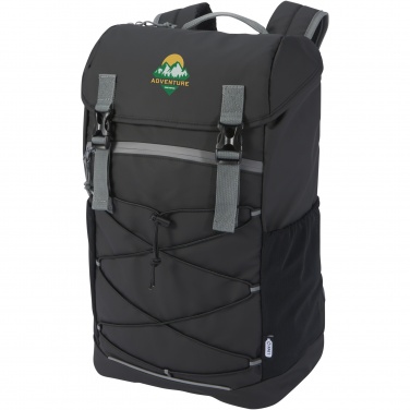 Logo trade corporate gift photo of: Aqua 15.6" GRS recycled water resistant laptop backpack 23L