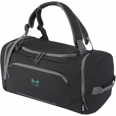 Logo trade promotional product photo of: Aqua GRS recycled water resistant duffel backpack 35L