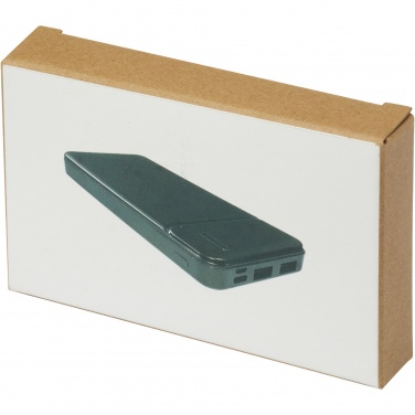 Logo trade corporate gifts image of: Loop 10.000 mAh recycled plastic power bank 