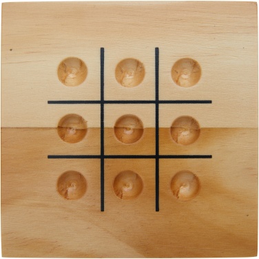 Logotrade promotional merchandise picture of: Strobus wooden tic-tac-toe game