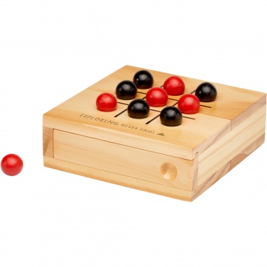 Logo trade promotional products picture of: Strobus wooden tic-tac-toe game