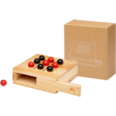 Logotrade promotional item image of: Strobus wooden tic-tac-toe game