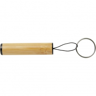 Logotrade promotional gift image of: Cane bamboo key ring with light