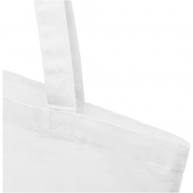 Logo trade business gift photo of: Madras 140 g/m2 GRS recycled cotton tote bag 7L