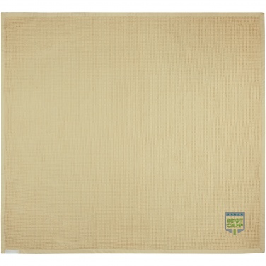 Logo trade promotional products image of: Abele 150 x 140 cm cotton waffle blanket