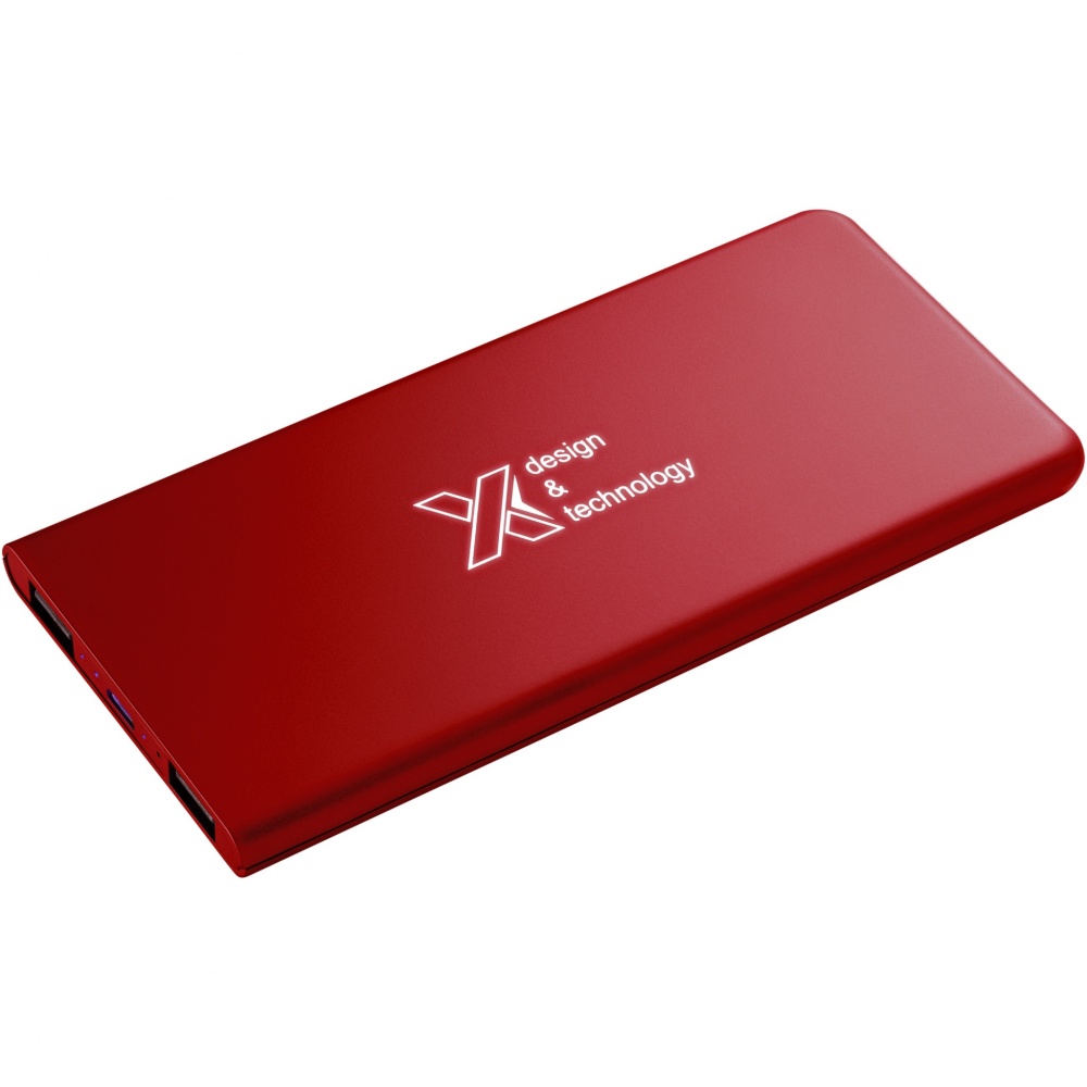 Logo trade promotional items image of: SCX.design P15 light-up 5000 mAh power bank