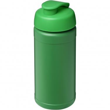 Logotrade advertising products photo of: Baseline 500 ml recycled sport bottle with flip lid
