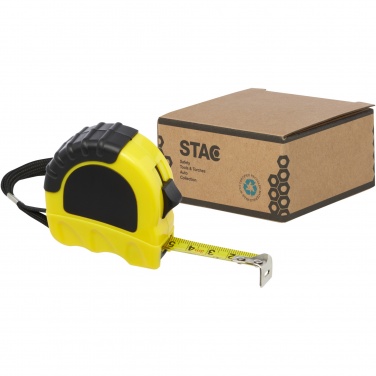 Logo trade promotional gifts image of: Rule 3-metre RCS recycled plastic measuring tape