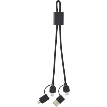 Logo trade business gift photo of: Connect 6-in-1 RCS recycled aluminium 45W quick charge & data transfer cable