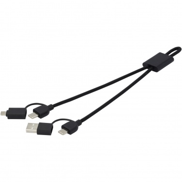 Logo trade promotional giveaways picture of: Connect 6-in-1 RCS recycled aluminium 45W quick charge & data transfer cable