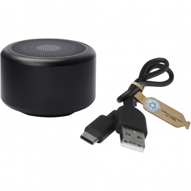 Logotrade advertising product picture of: Rise 3W RCS recycled aluminium Bluetooth® mini speaker 