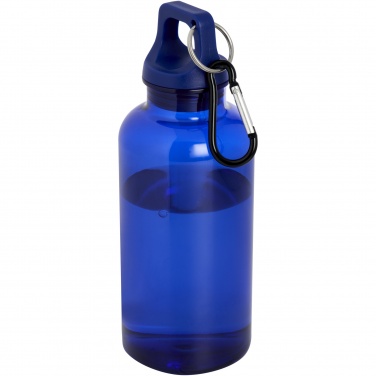 Logo trade promotional gifts picture of: Oregon 400 ml RCS certified recycled plastic water bottle with carabiner