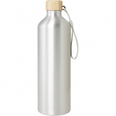 Logo trade business gifts image of: Malpeza 1000 ml RCS certified recycled aluminium water bottle