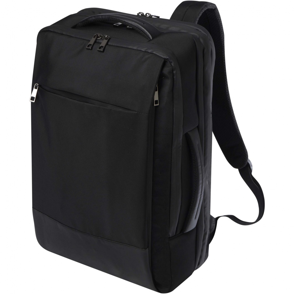 Logo trade promotional product photo of: Expedition Pro 17" GRS recycled expandable laptop backpack 35L