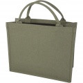 Page 500 g/m² Aware™ recycled book tote bag, Green