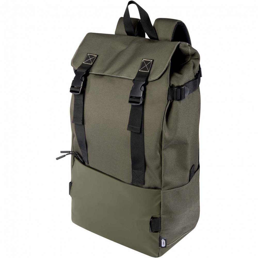 Logo trade corporate gifts image of: Roam GRS recycled modular backpack