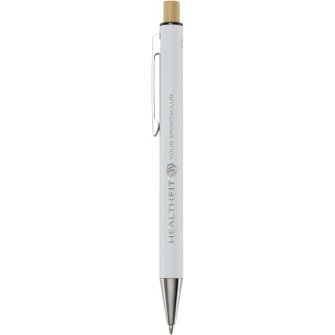 Logotrade advertising product picture of: Cyrus recycled aluminium ballpoint pen (black ink)