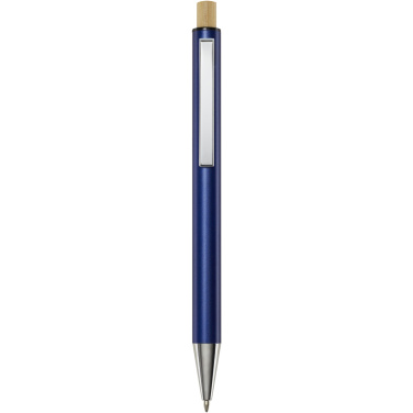 Logotrade promotional item picture of: Cyrus recycled aluminium ballpoint pen (black ink)