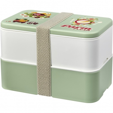 Logo trade promotional items image of: MIYO Renew double layer lunch box