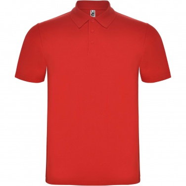 Logo trade promotional merchandise photo of: Austral short sleeve unisex polo