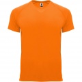 Bahrain short sleeve men's sports t-shirt, Fluor Orange