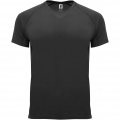 Bahrain short sleeve men's sports t-shirt, Solid black