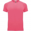 Bahrain short sleeve men's sports t-shirt, Fluor Lady Pink