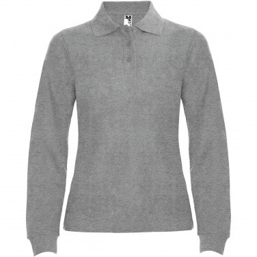 Logo trade advertising products image of: Estrella long sleeve women's polo