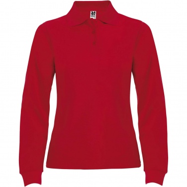Logo trade promotional giveaways picture of: Estrella long sleeve women's polo
